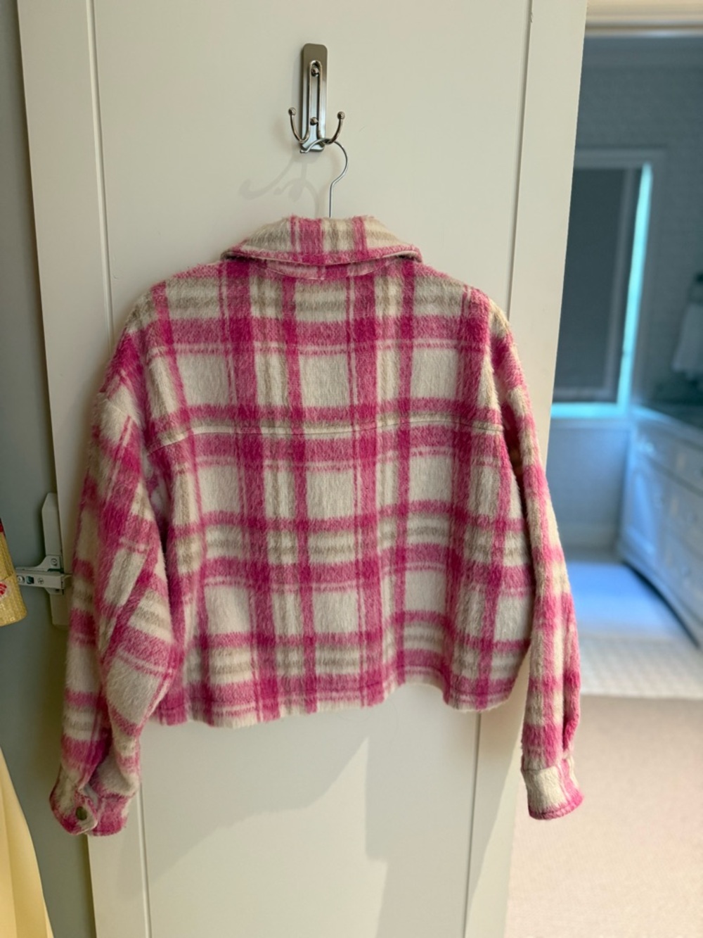 Zara Pink Cropped Jacket - Picture 2 of 3